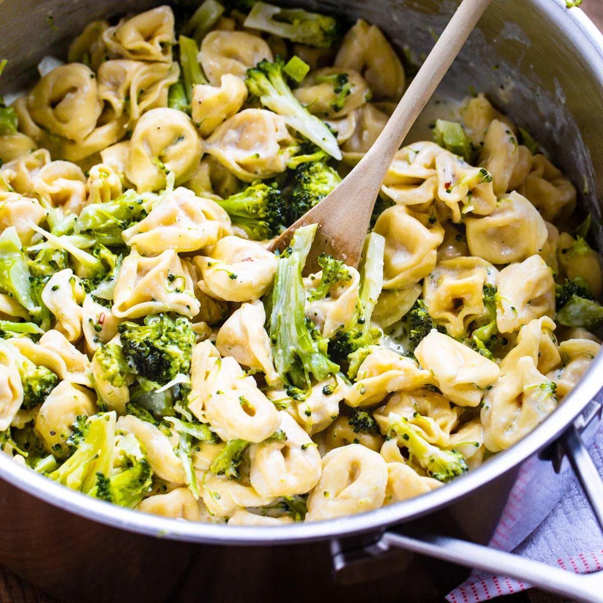 Broccoli Alfredo Tortellini Recipe