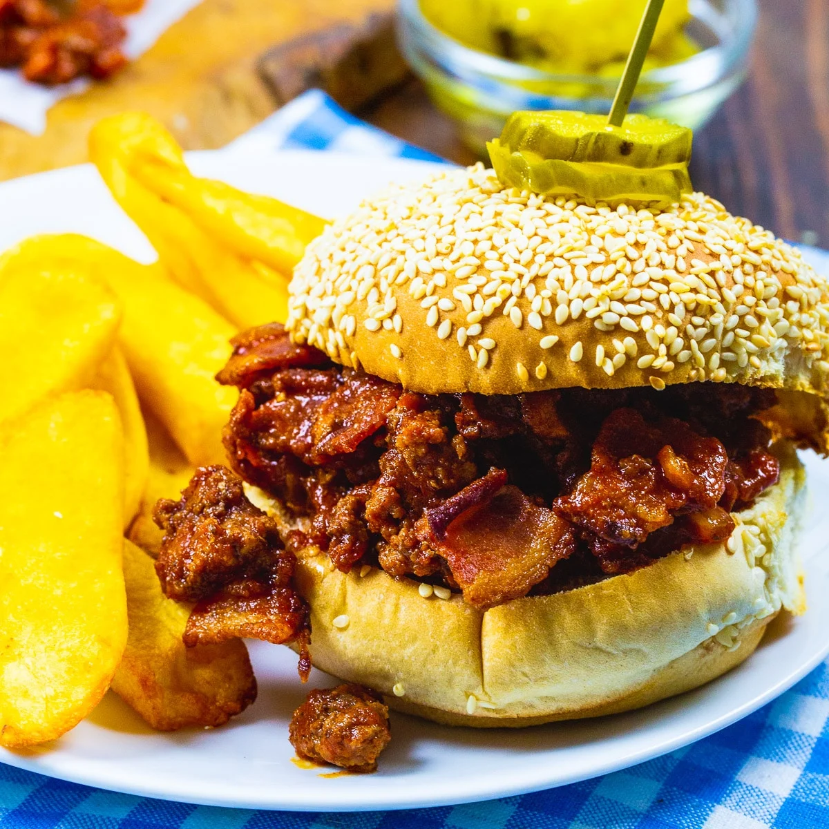 Brown Sugar Bacon Sloppy Joes