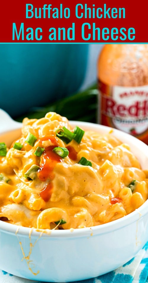 Buffao Chicken Mac and Cheese #spicy #macandcheese