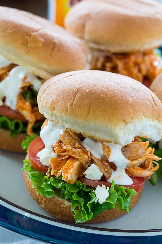 Buffalo Chicken Sliders