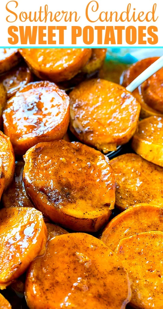 Close-up of Candied Sweet Potatoes