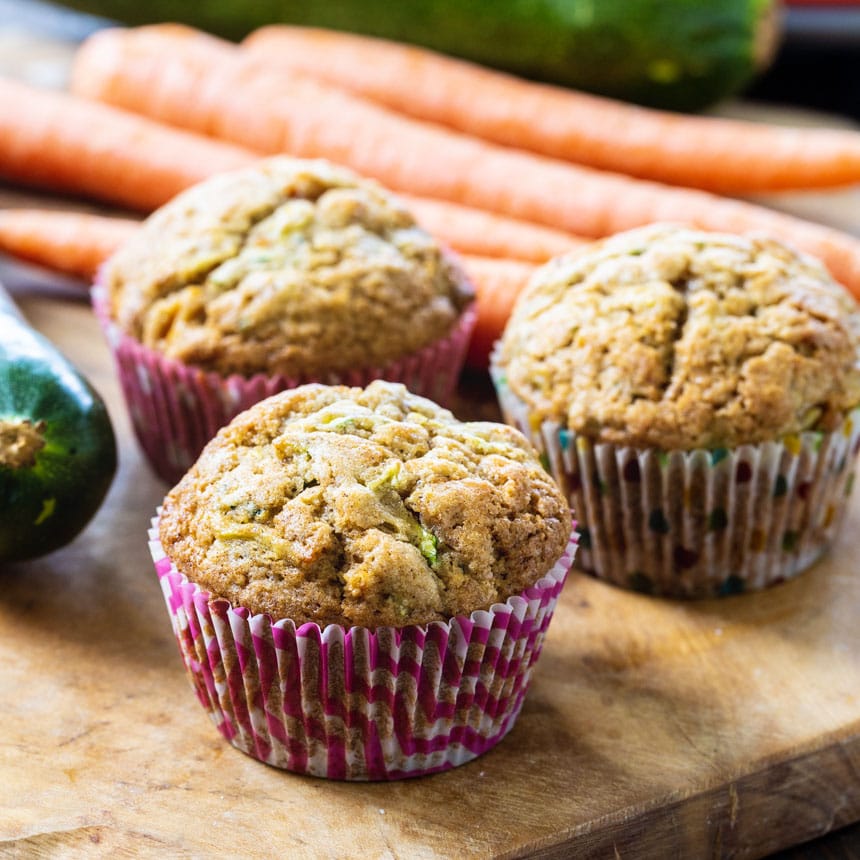 Carrot Zucchini Muffins
