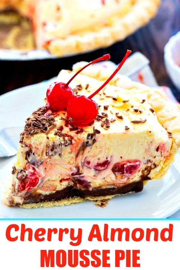 Cherry Almond Mousse Pie