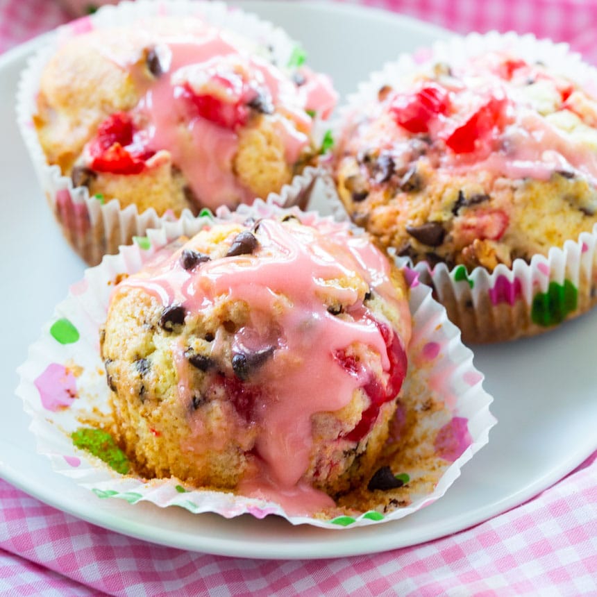Cherry Chocolate Chip Muffins