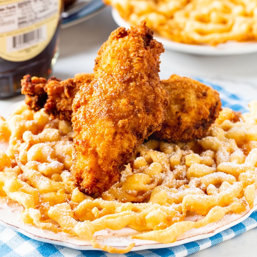 Chicken and Funnel Cakes