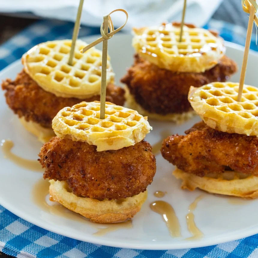 Chicken and Waffle Sliders