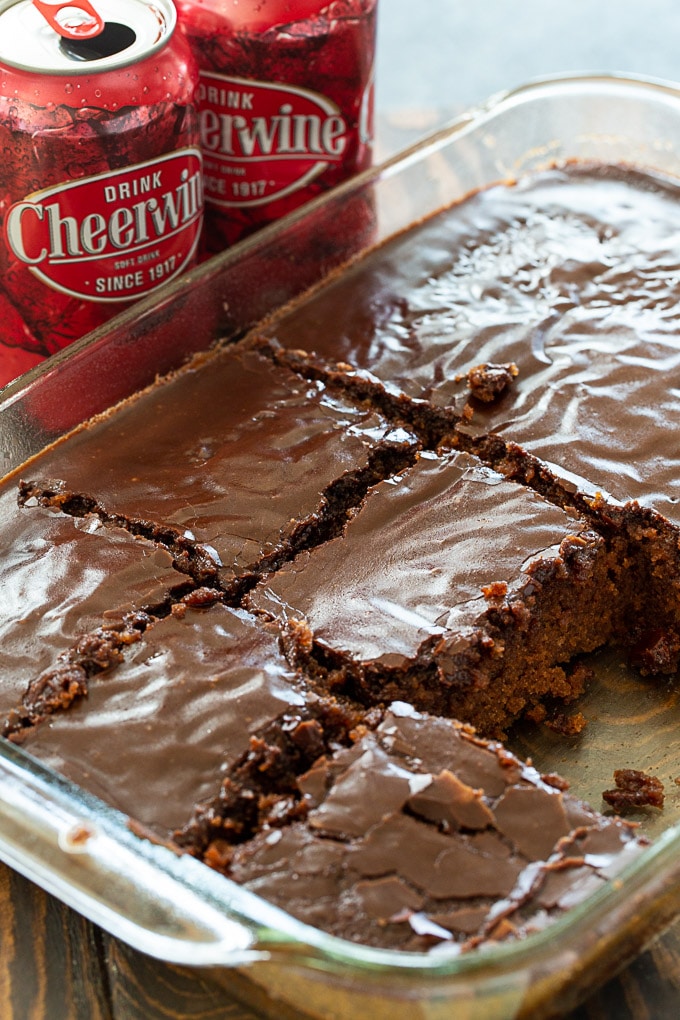 Cheerwine Chocolate Cake
