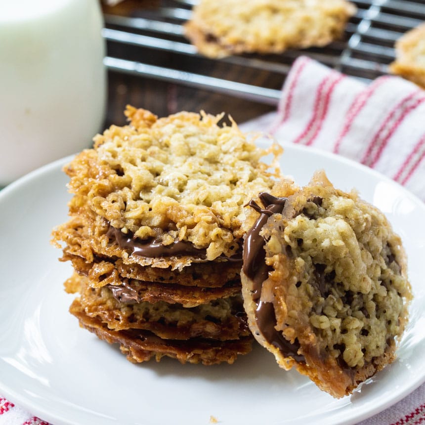 Chocolate Florentine Cookies