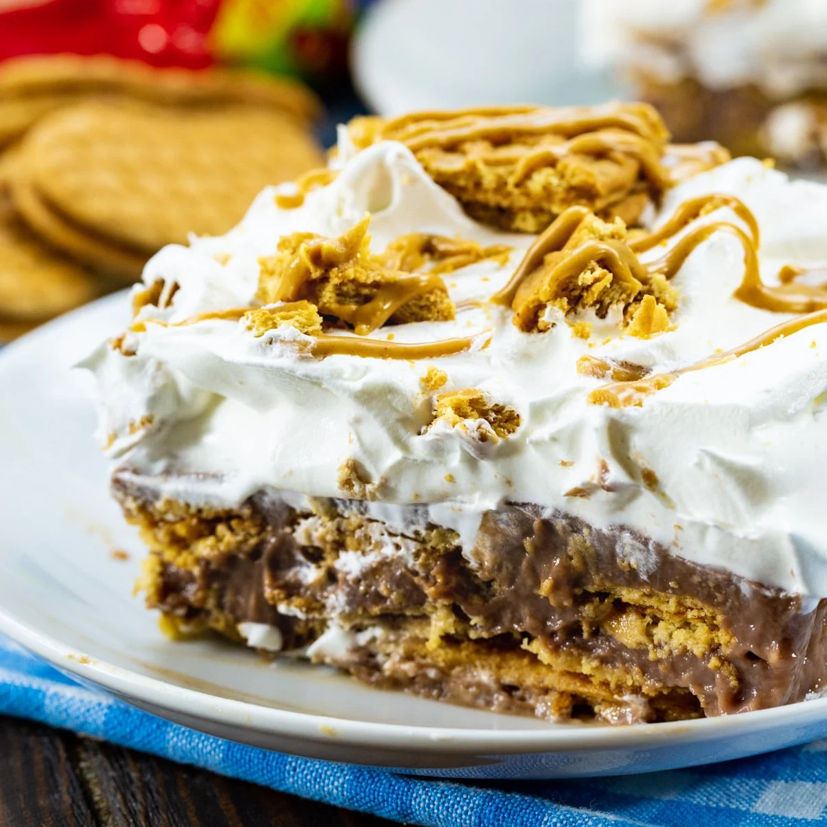 Nutter Butter Chocolate Icebox Cake