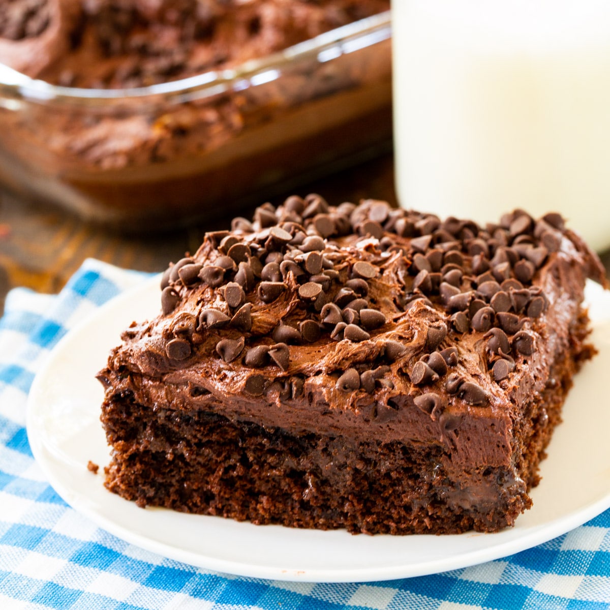 Chocolate Poke Cake