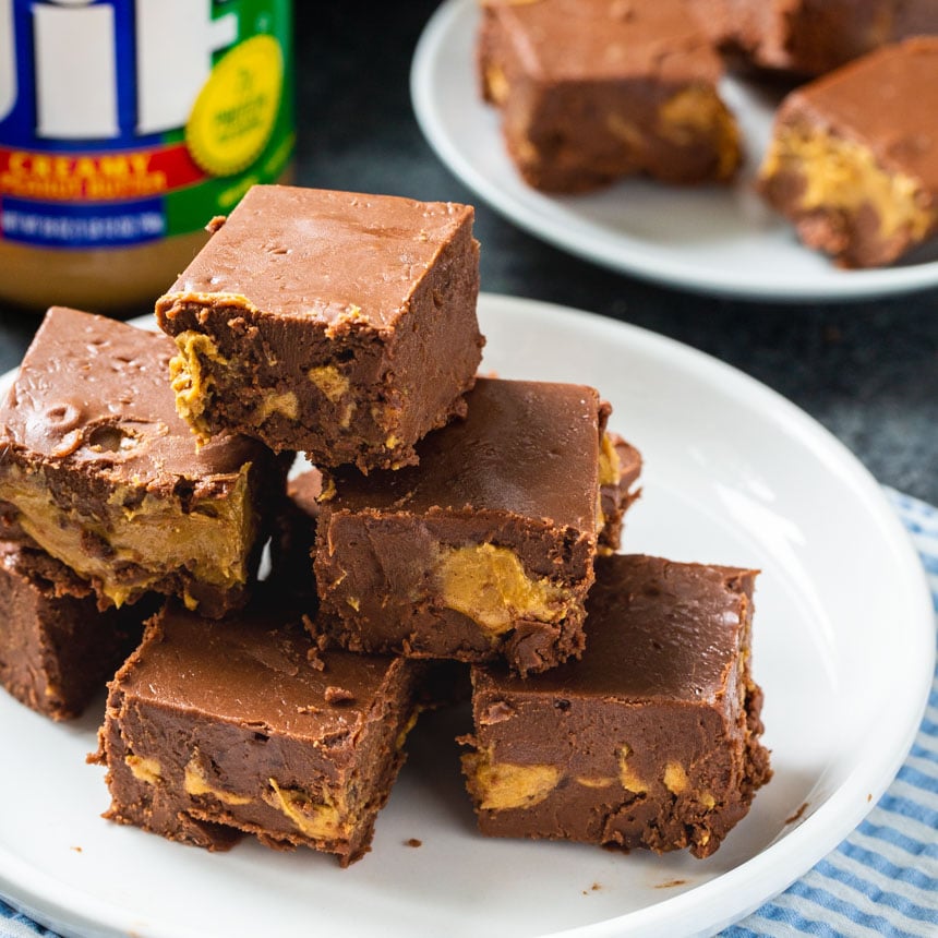 Peanut Butter and Chocolate Fudge