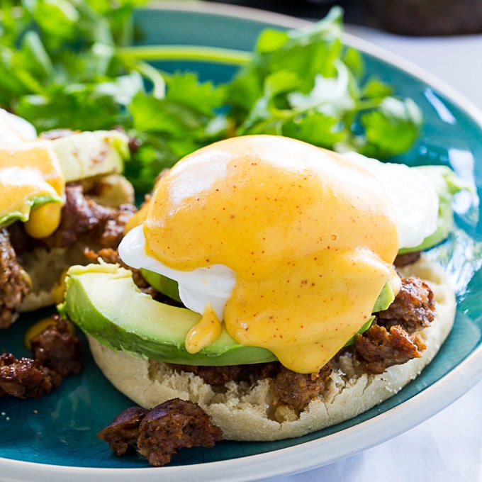 Mexican Eggs Benedict