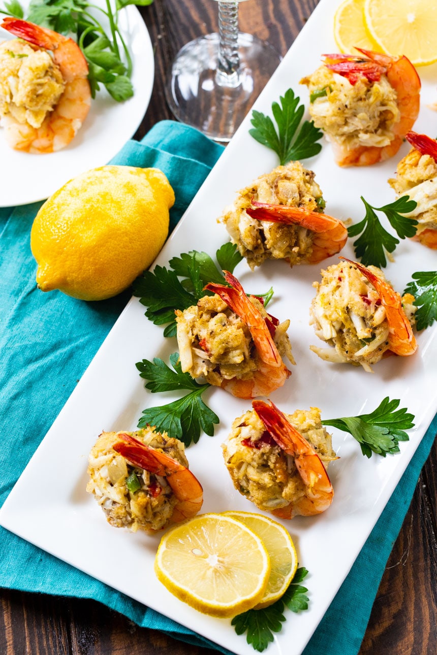 Crab Cake Stuffed Shrimp