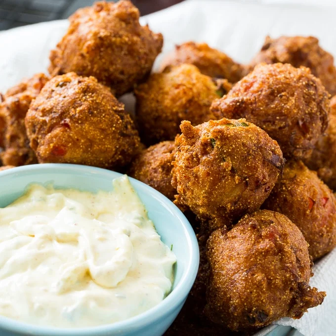 Crab Hush Puppies