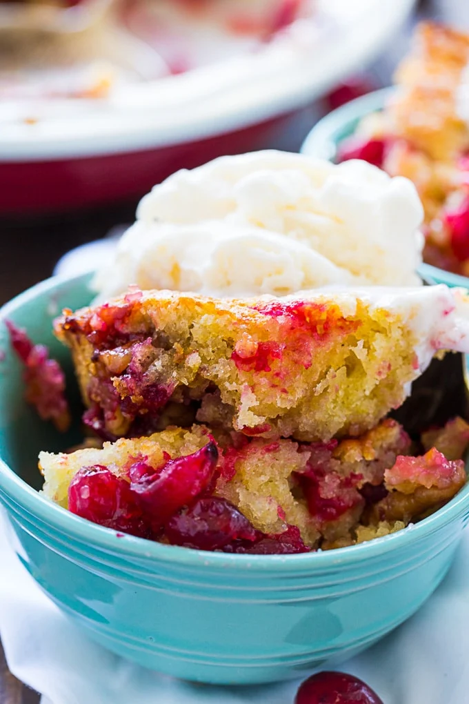 Cranberry Walnut Cobbler