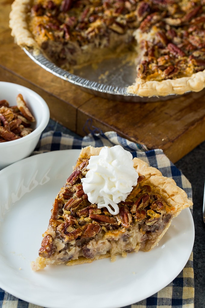 Cream of Coconut Pecan Pie
