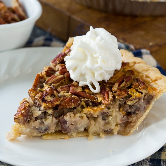 Cream of Coconut Pecan Pie