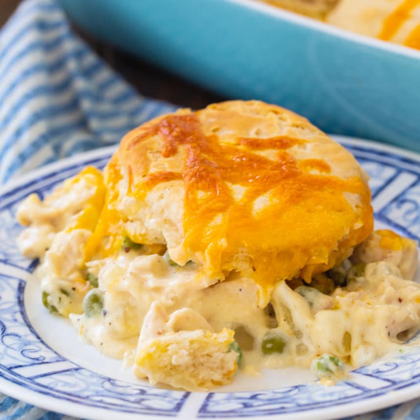 Creamed Chicken and Biscuits