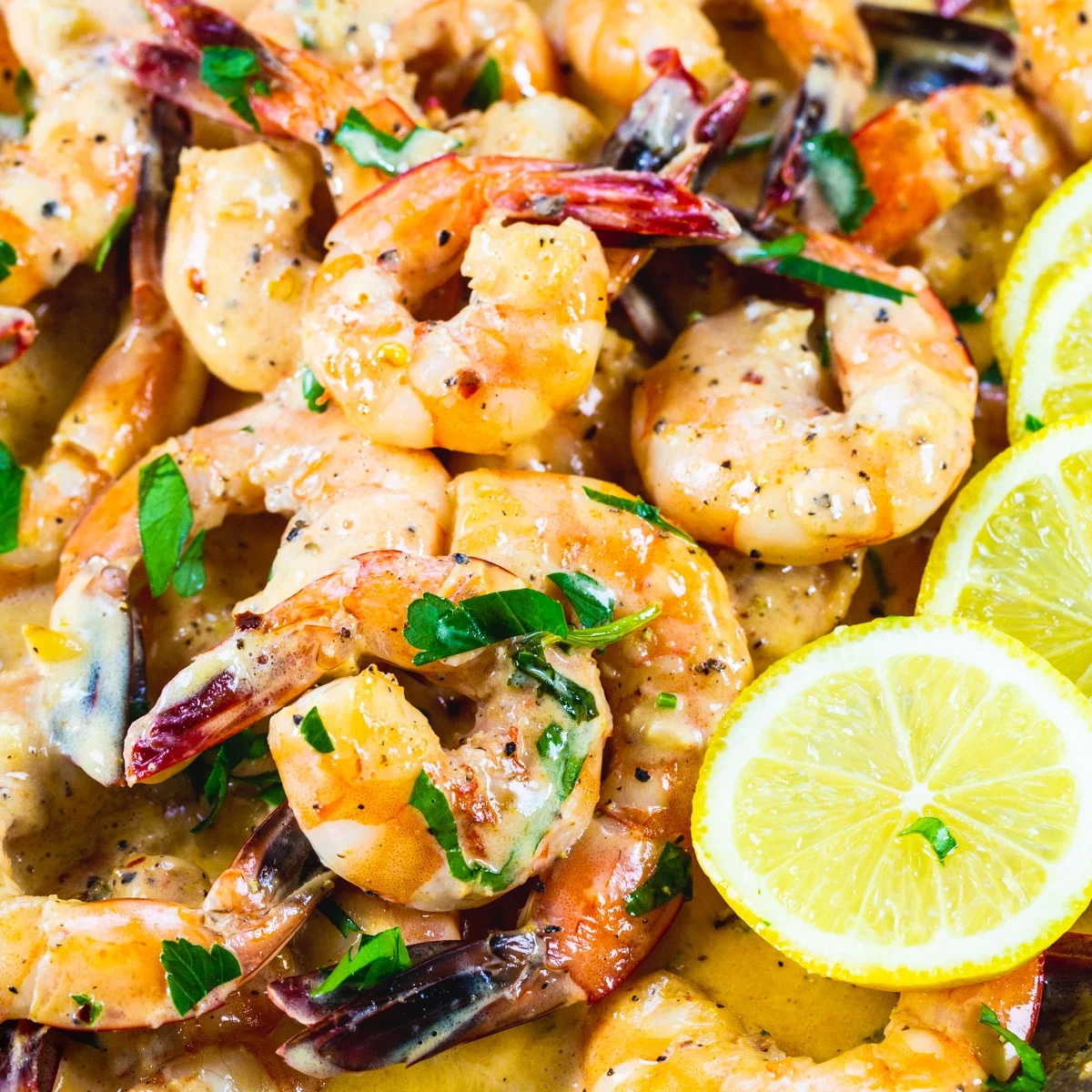 Creamy Lemon Garlic Butter Shrimp