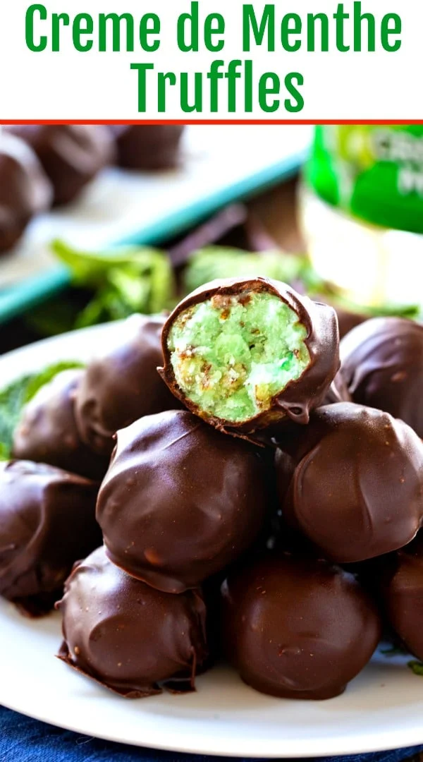 Creme de Menthe Truffles