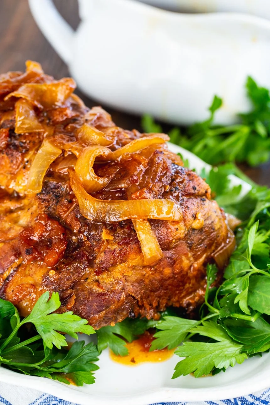 Slow Cooker Apricot Glazed Pork Loin