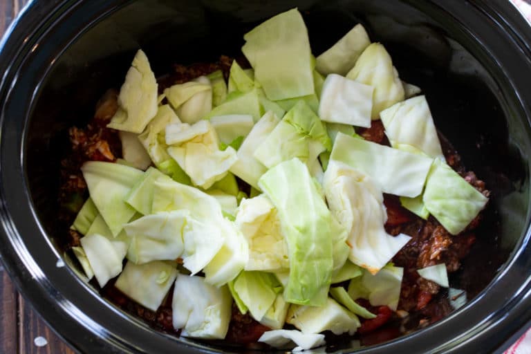 Crock Pot Cabbage Roll Casserole