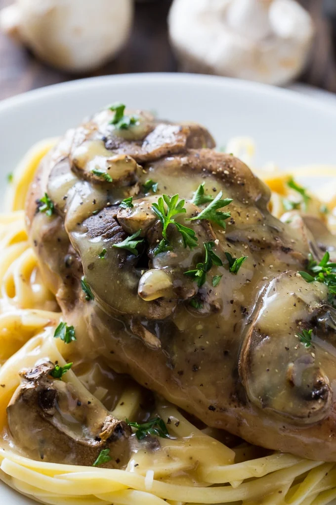 Crock Pot Chicken Marsala is so easy!