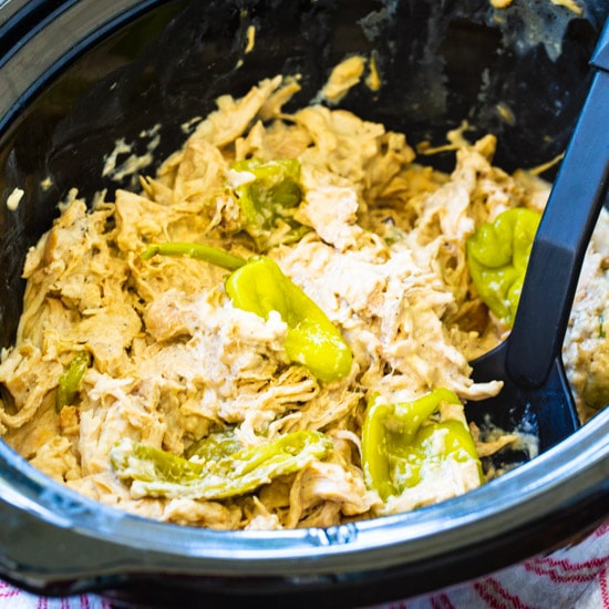 Crockpot Creamy Mississippi Chicken