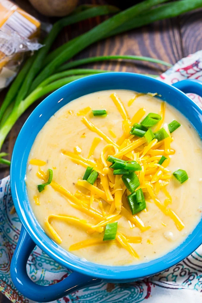 Crock Pot Creamy Potato Beer Cheese Soup