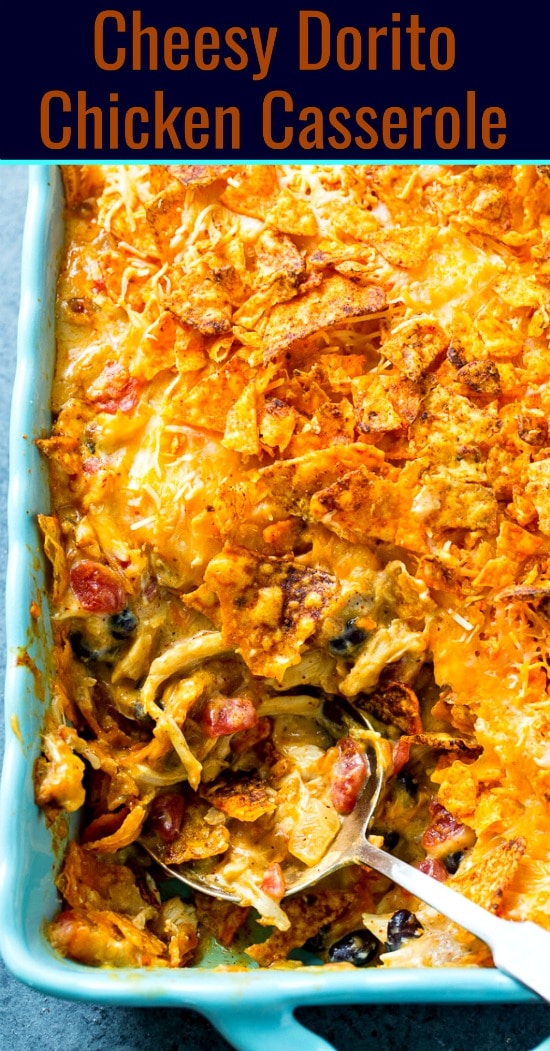 Cheesy Dorito Chicken Casserole