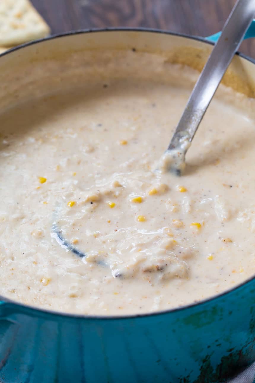 Easy Corn And Crab Chowder