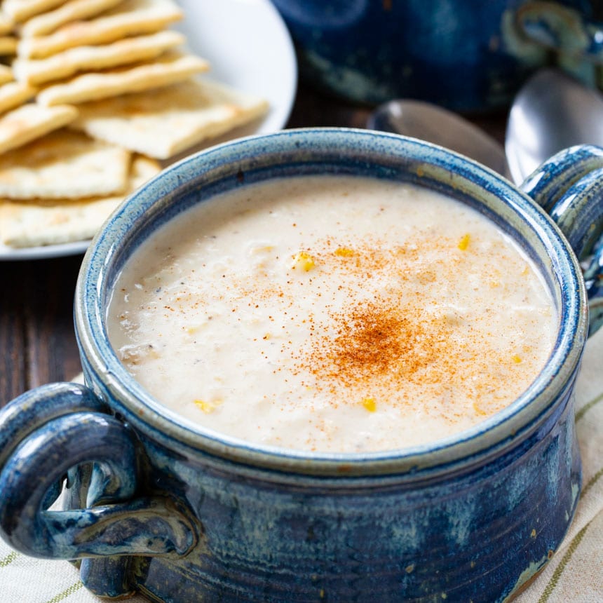 Easy Corn and Crab Chowder
