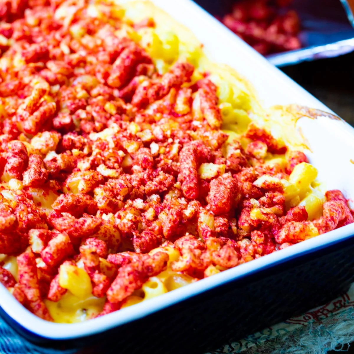 Flamin Cheetos Mac and Cheese