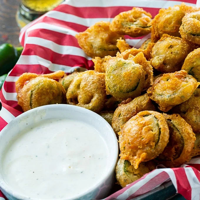 Deep Fried Jalapeno Slices