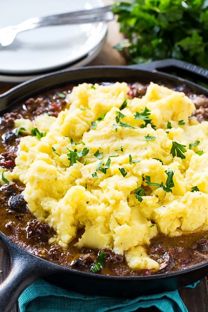 Hamburger Steak Skillet Casserole