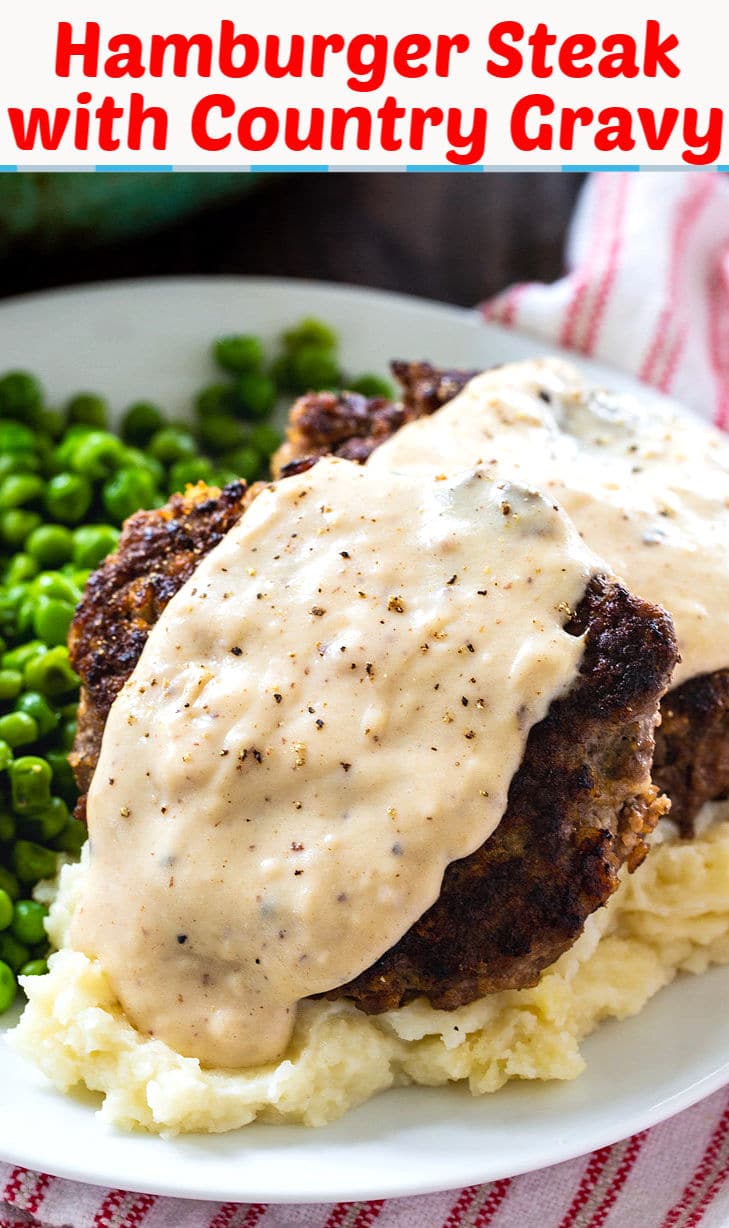 Hamburger Steak with Country Gravy