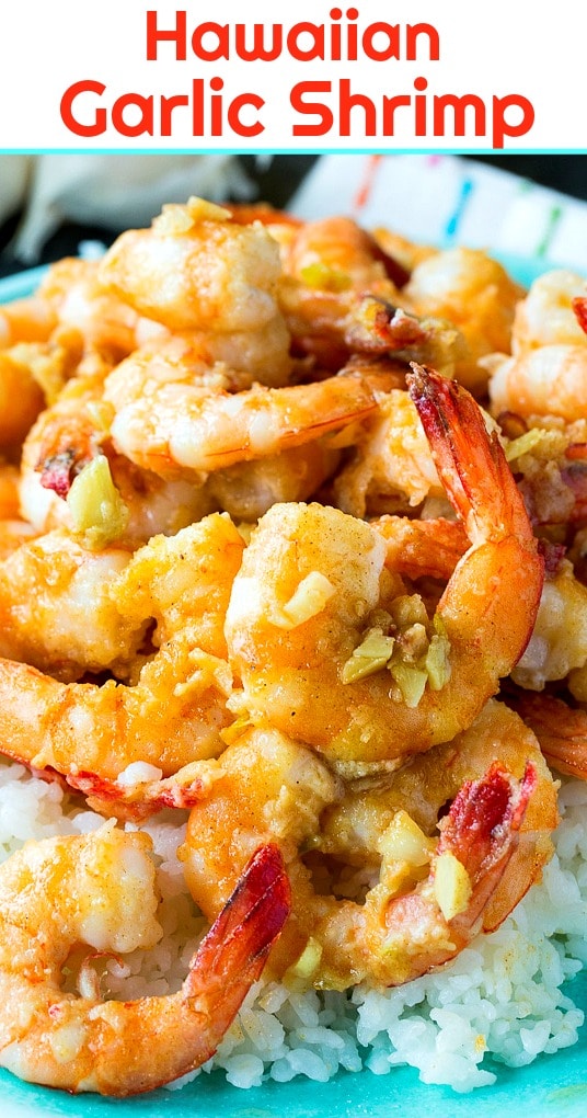 Hawaiian Garlic Shrimp