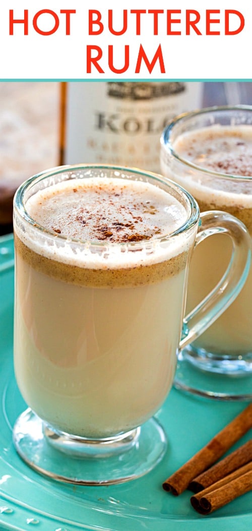 Hot Buttered Rum makes a great holiday cocktail