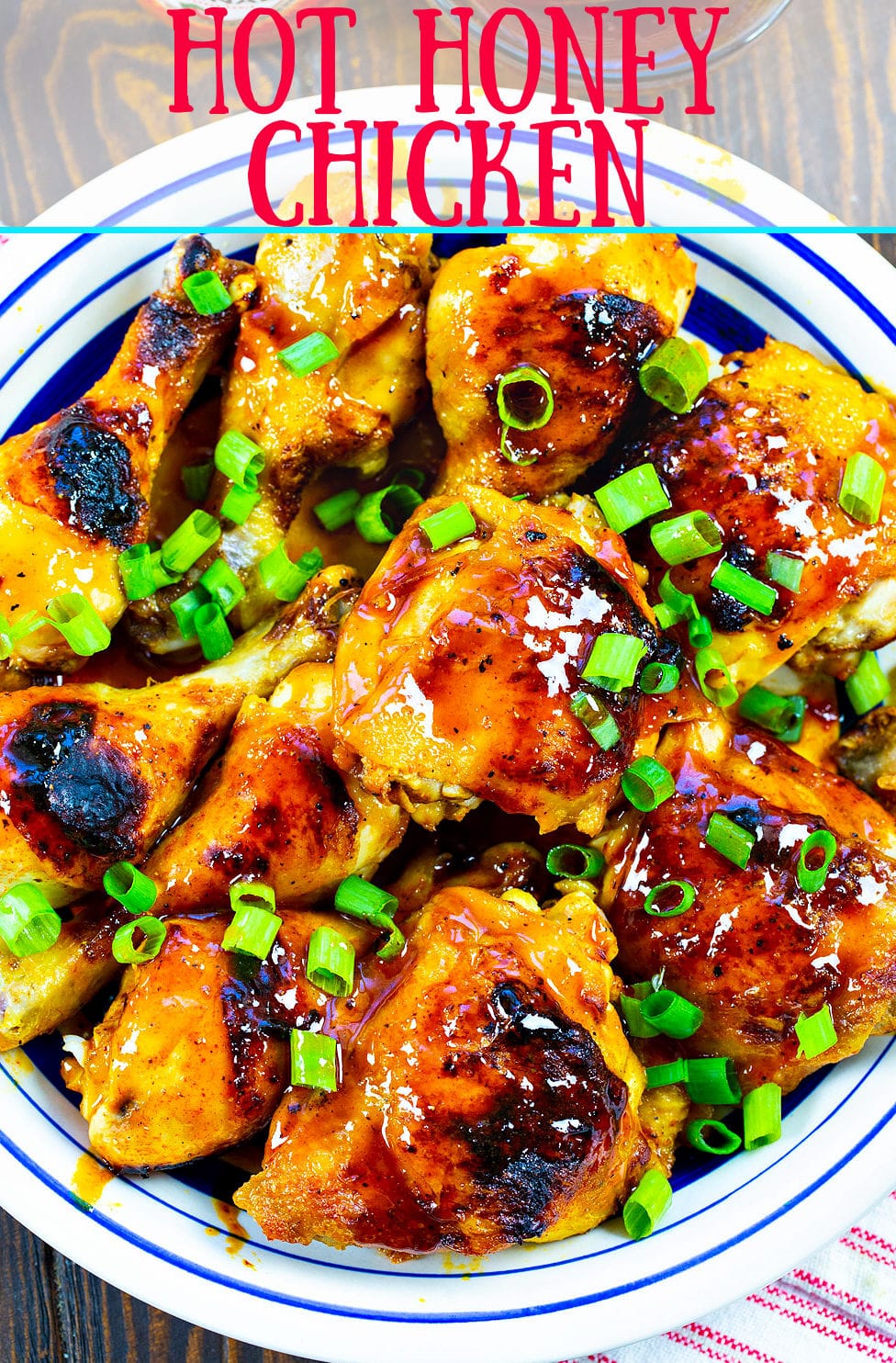 Hot Honey Chicken on a plate.