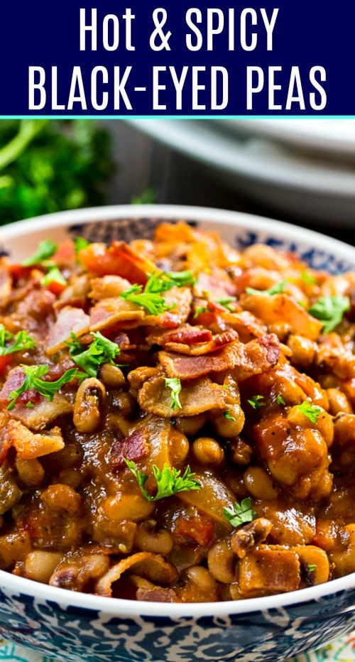Hot and Spicy Black-Eyed Peas