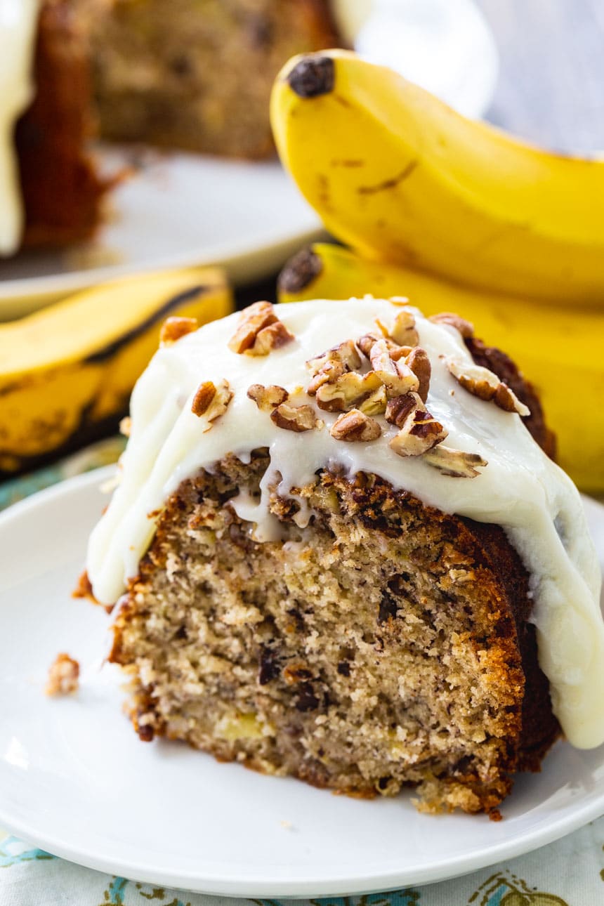 Hummingbird Bundt Cake with Cream Cheese Glaze