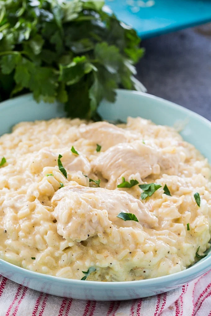 Instant Pot Garlic Parmesan Chicken and Rice