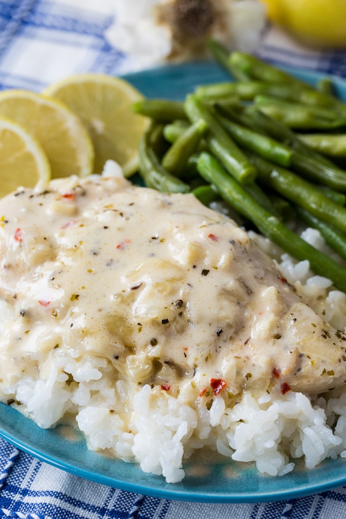 Instant Pot Creamy Lemon Chicken