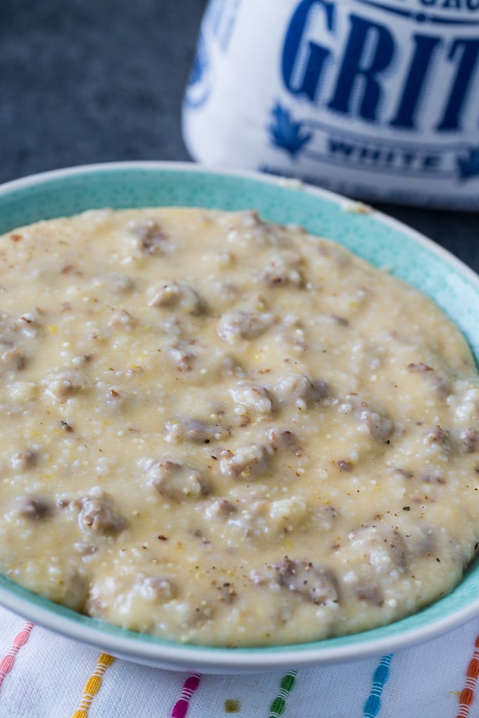Instant Pot Sausage Grits