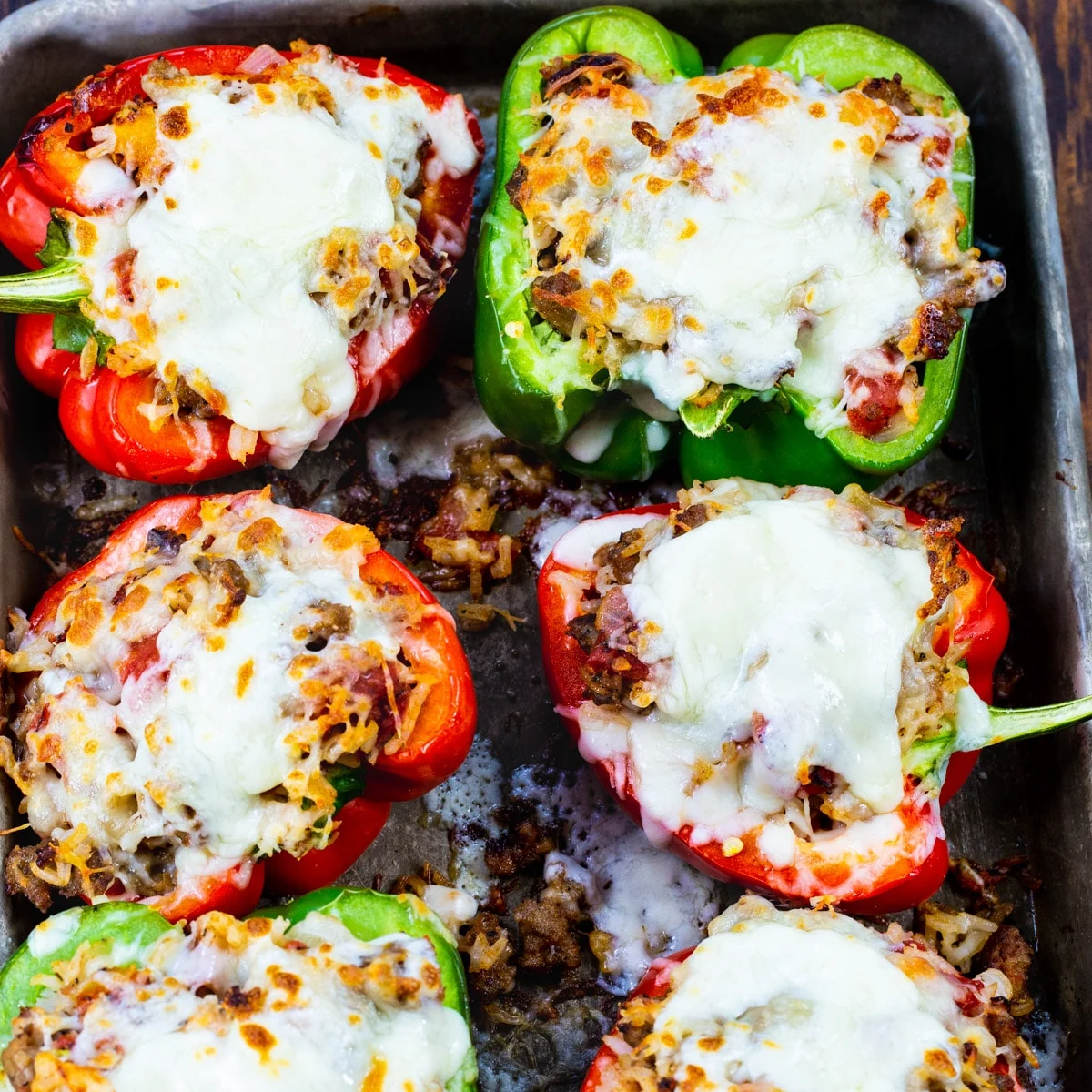 Italian Sausage Stuffed Peppers