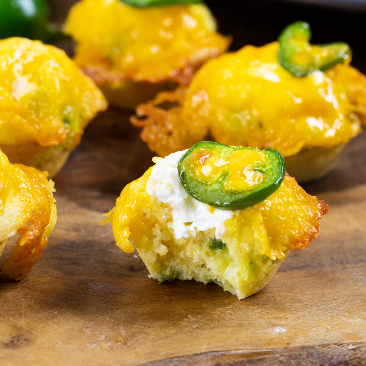 Mini Jalapeno Popper Corn Muffins