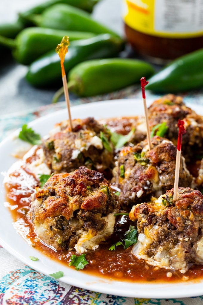 Jalapeno Popper Meatballs