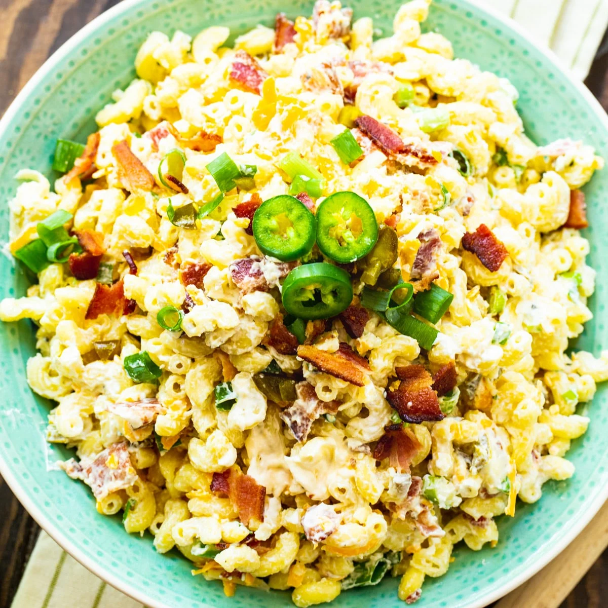 Jalapeno Popper Pasta Salad