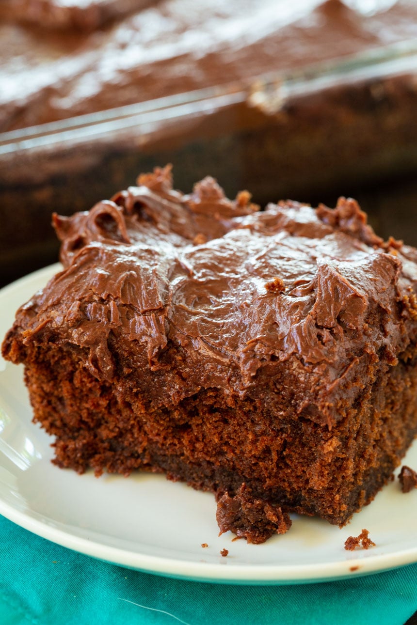 Midnight Chocolate Sheet Cake