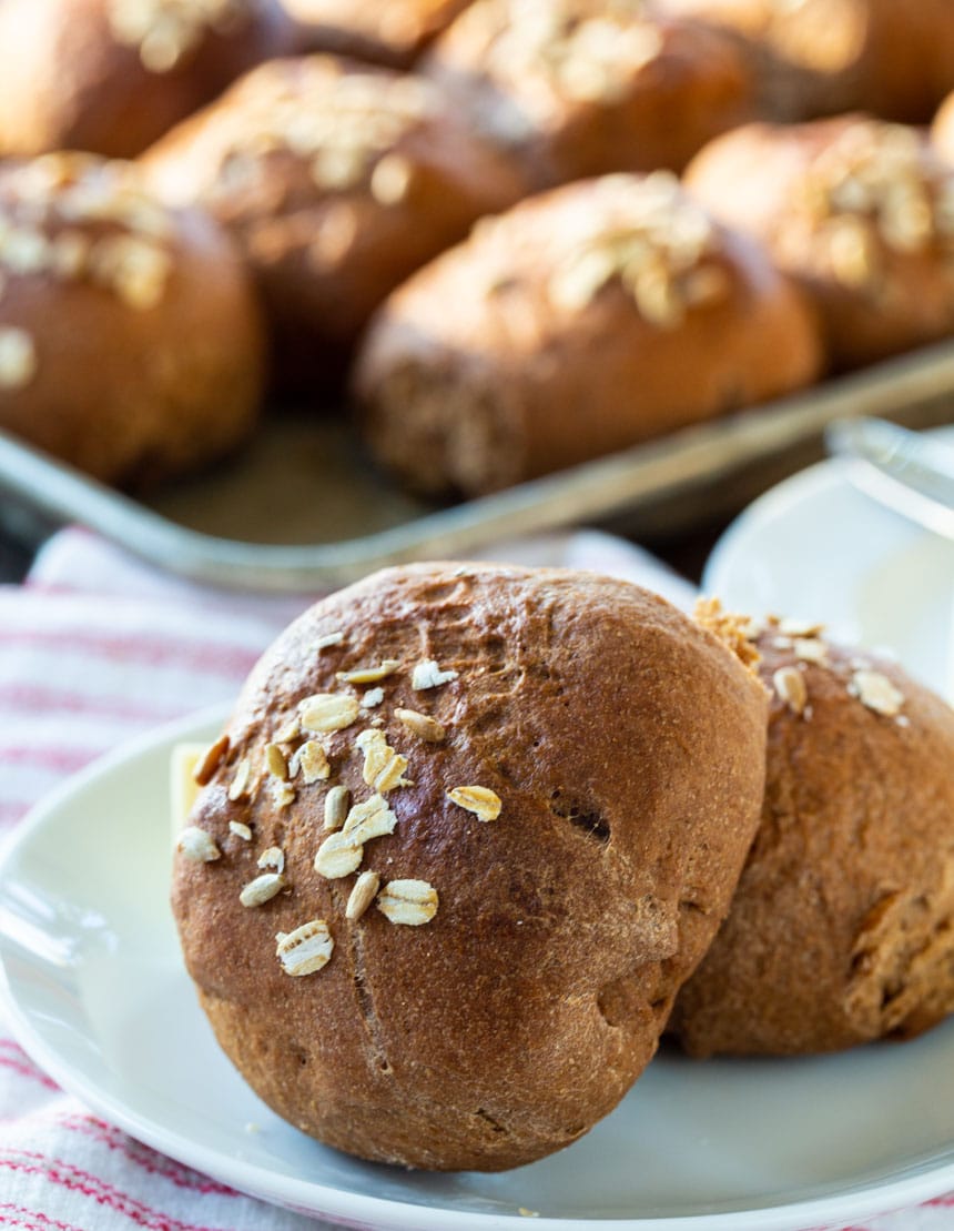 Whole Wheat Molasses Rolls